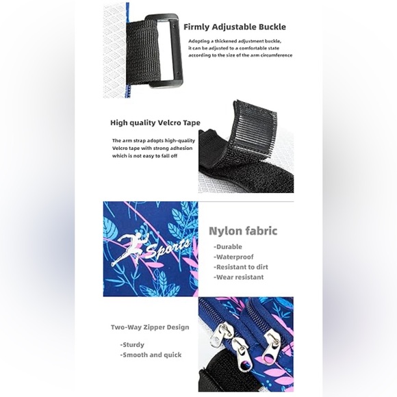 Flamingo🦩Pattern Water Bottle Pouch Bag/Armband - Picture 9 of 10